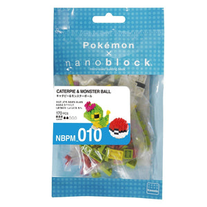 Nanoblocks - Pokemon Caterpie & Pokeball