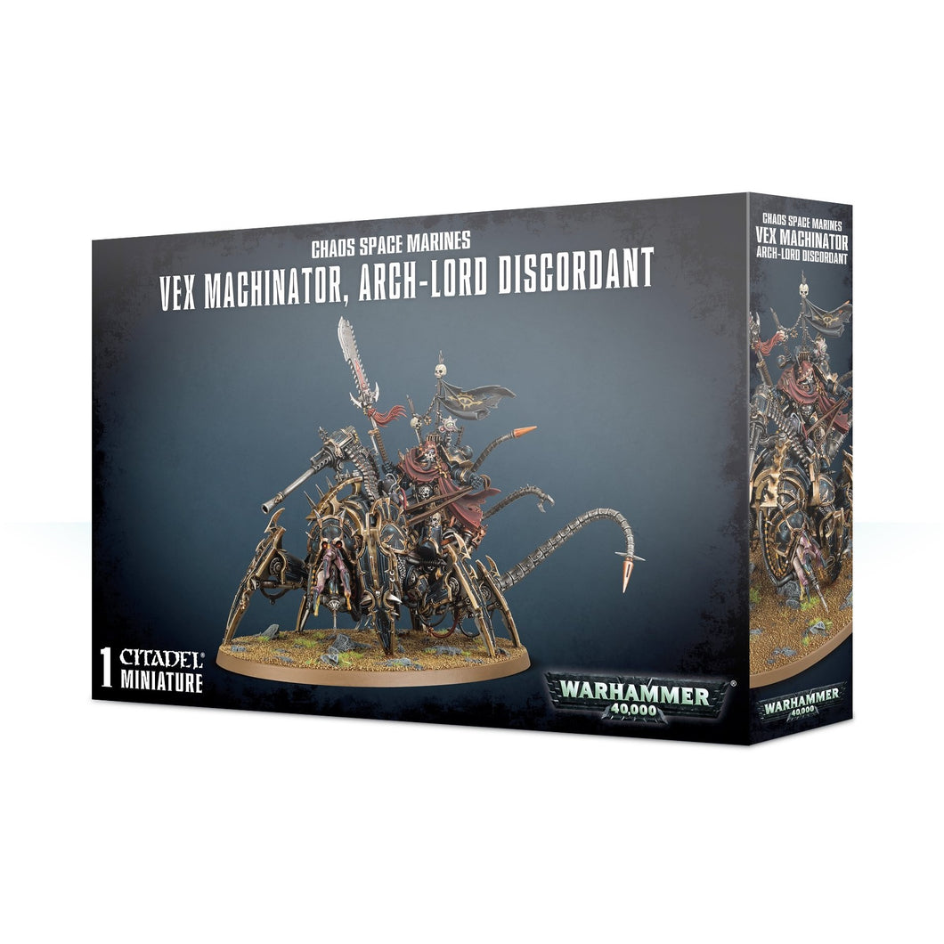 Chaos Space Marines Vex Machinator, Arch-Lord Discordant 43-59