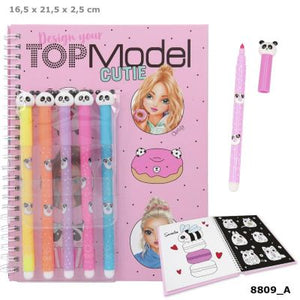 TOPModel Colouring Book with 5 Felt Tip Pens Candy Cake
