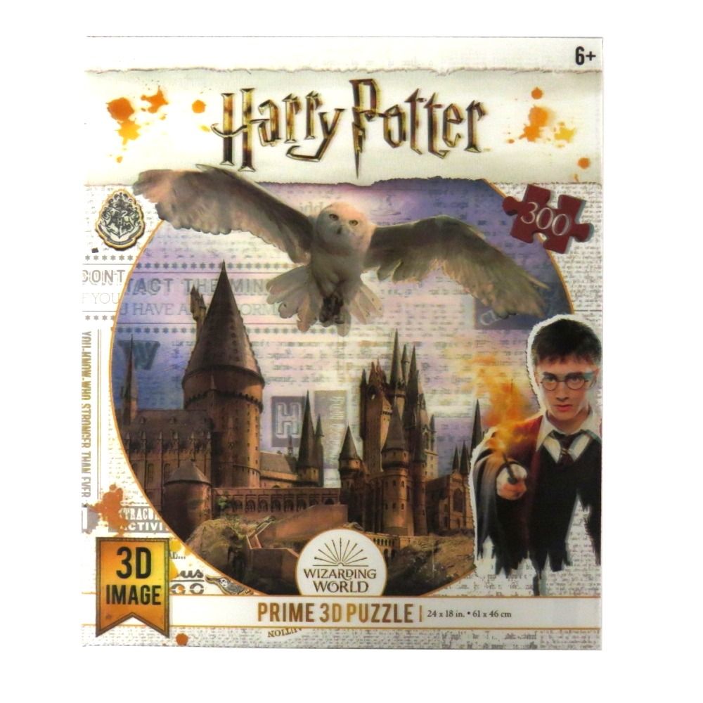 3D Hogwarts and Hedwig 500pc