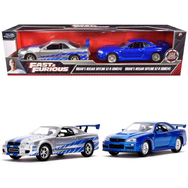 Jada Fast & Furious 2 Pack Brian’s Nissan Skyline GT-R