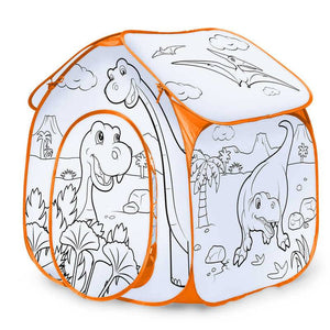 Colour Your Own Dinosaur Play Tent