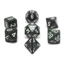 Speckled Recon Polyhedral 7 Die Set