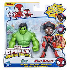 Spidey and His Amazing Friends- Hulk & Miles Morales Spider-Man