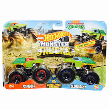 Hot Wheels Monster Trucks - 1:64 TMNT Raphael vs Leonardo
