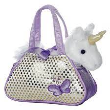 Aurora Fancy Pals Bag Unicorn Purple