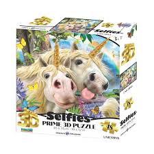 3D Selfies Unicorns 48pc