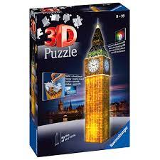 Big Ben Light Up 3D Puzzle 226pc