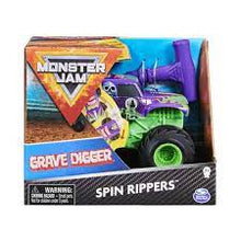 Load image into Gallery viewer, Monster Jam Spin Rippers - Grave Digger Purple

