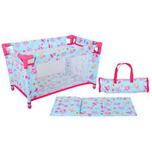 Load image into Gallery viewer, Dollsworld Travel Cot
