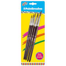 Galt 5 Paintbrushes