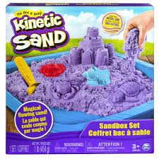 Kinetic Sand Sandbox Set Purple