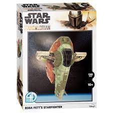 Star Wars The Mandalorian 4D Puzzle - Boba Fett’s Starfighter 130Pcs