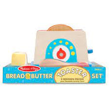 Load image into Gallery viewer, Melissa &amp; Doug Bread and Butter Toaster Set

