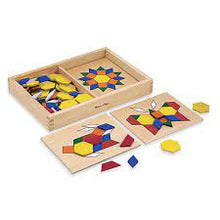 Load image into Gallery viewer, Melissa &amp; Doug Pattern Blocks and Boards
