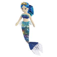 Aurora - 18” Rainbow Indigo Mermaid