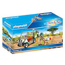 Playmobil Family Fun 70346 Zoo Vet With Medical Cart