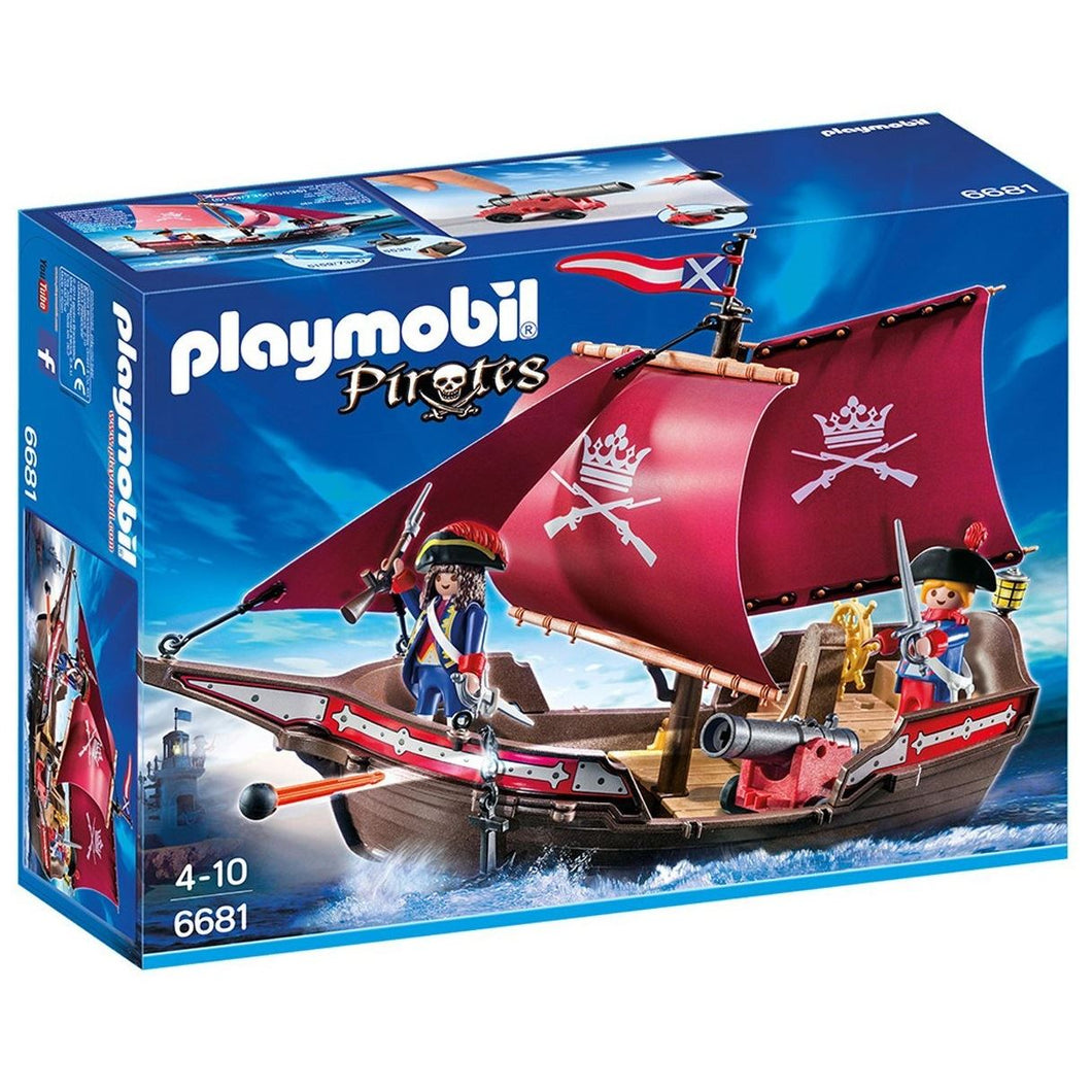 Playmobil Pirates 6681 Floating Pirates' Patrol Boat
