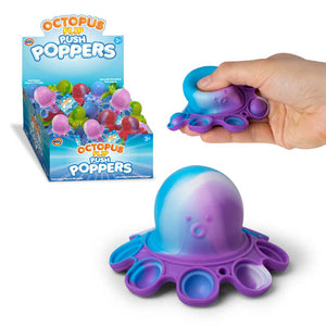 Large Push Popper Flip Octopus