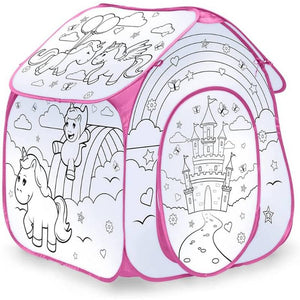 Colour Your Own Unicorn Play Tent