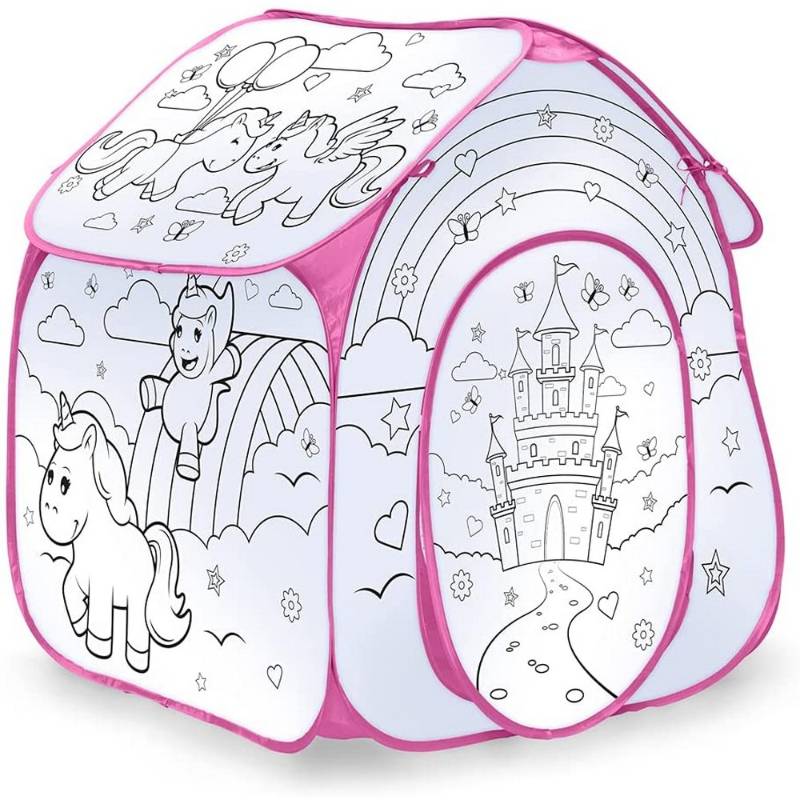 Colour Your Own Unicorn Play Tent