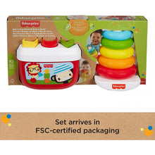 Load image into Gallery viewer, FisherPrice Baby’s First Blocks &amp; Rock-a-Stack
