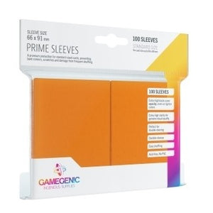 Gamegenic Prime Sleeves Orange - 100 Sleeves
