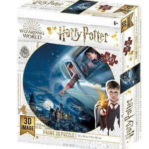 3D Harry Potter Ford Anglia Over Hogwarts 300pc