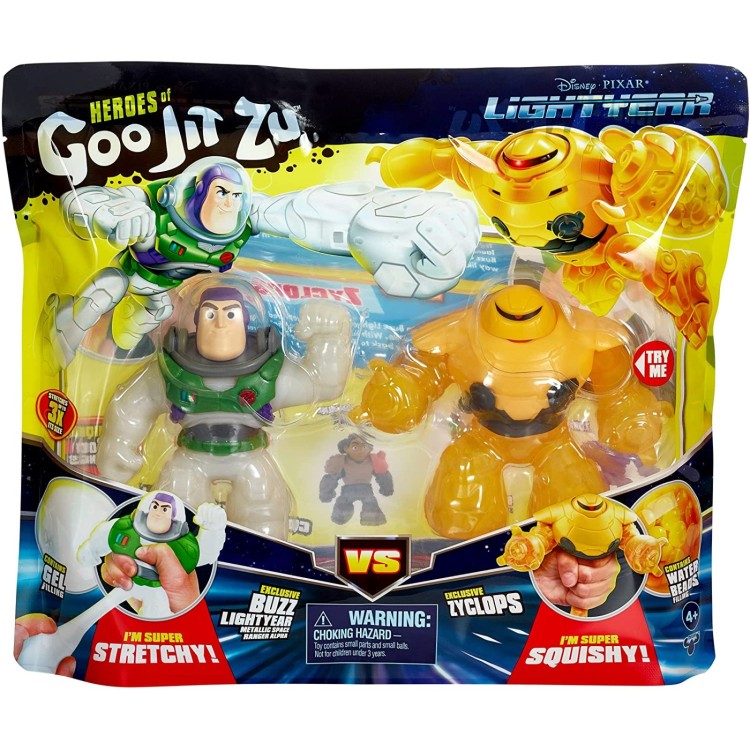 Goo Jit Zu Buzz Lightyear Vs Zyclops 2 Pack