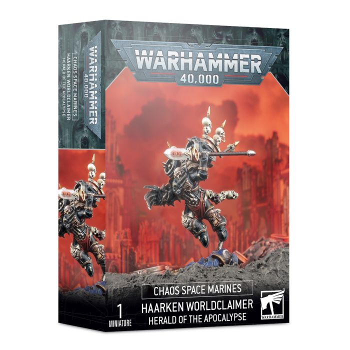 Chaos Space Marines Haarken Worldclaimer Herald Of The Apocalypse 43-23