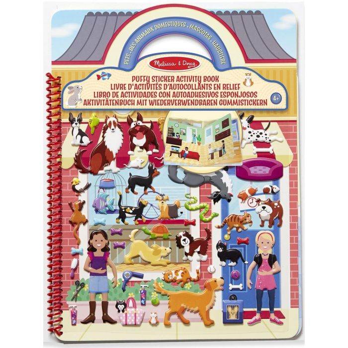 Melissa & Doug Puffy Sticker Activity Book - Pets