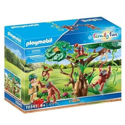 Playmobil Family Fun 70345 Orangutans With Tree