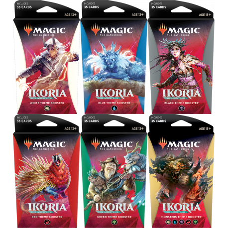 Magic the Gathering Ikoria: Lair of Behemoths Theme Boosters- One Supplied