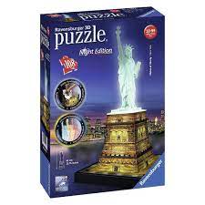 Statue Of Liberty Night Edition 3D Puzzle 108Pcs