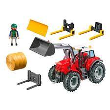 Playmobil Country 6867 Large Tractor with Interchangeable Attachments