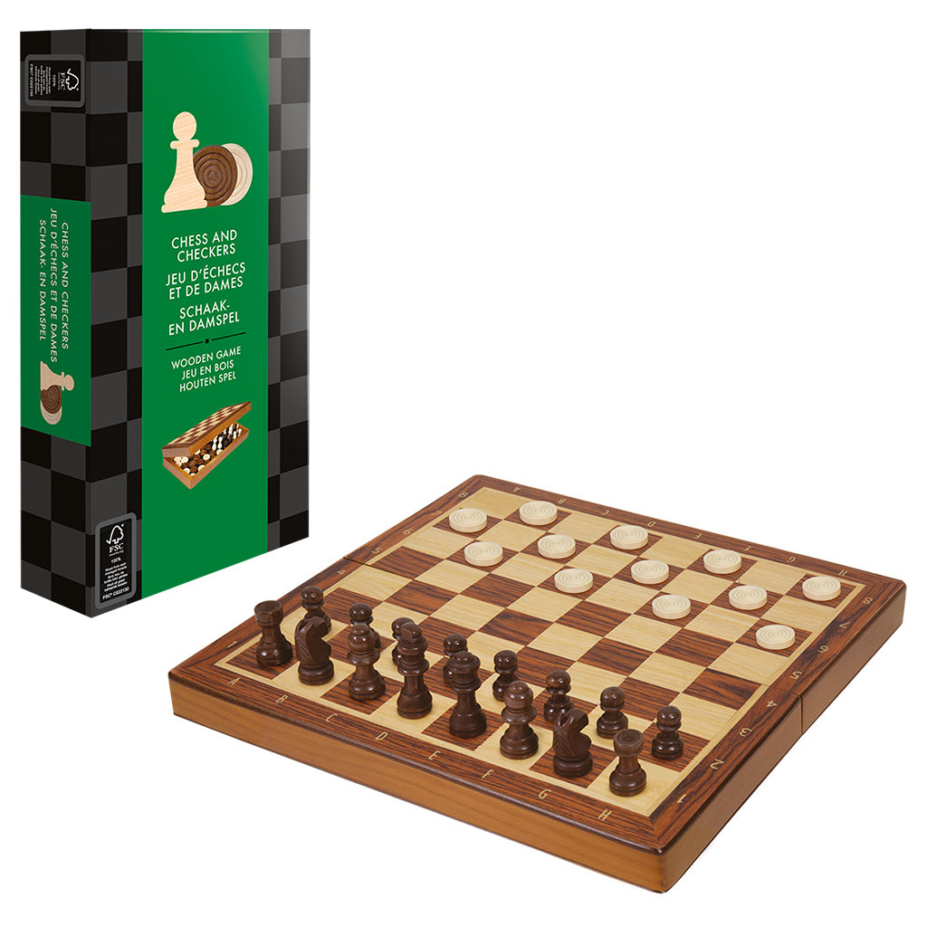 Chess and Checkers Folding Game