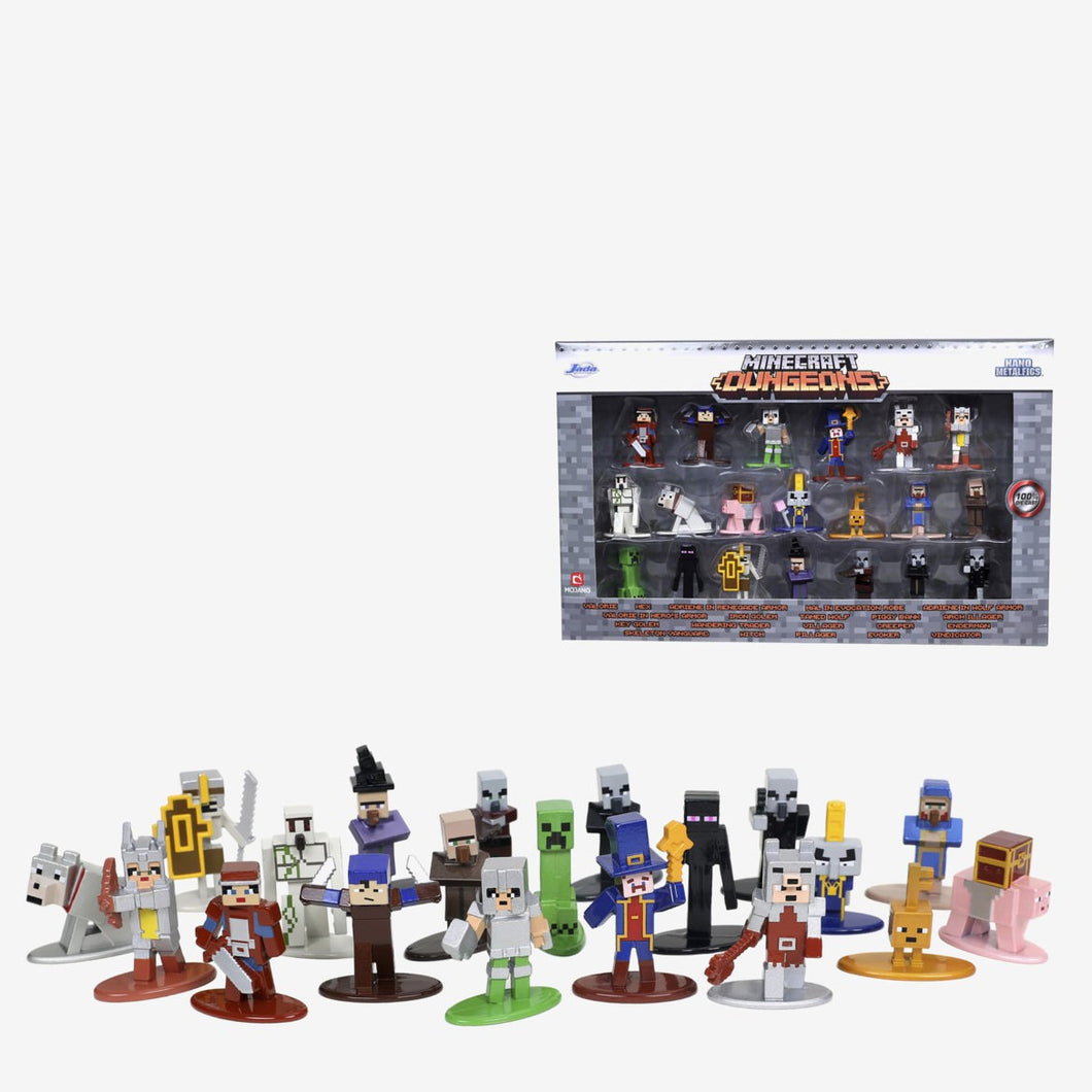 Jada Minecraft Dungeons 20 Pack Nano Metal Figs