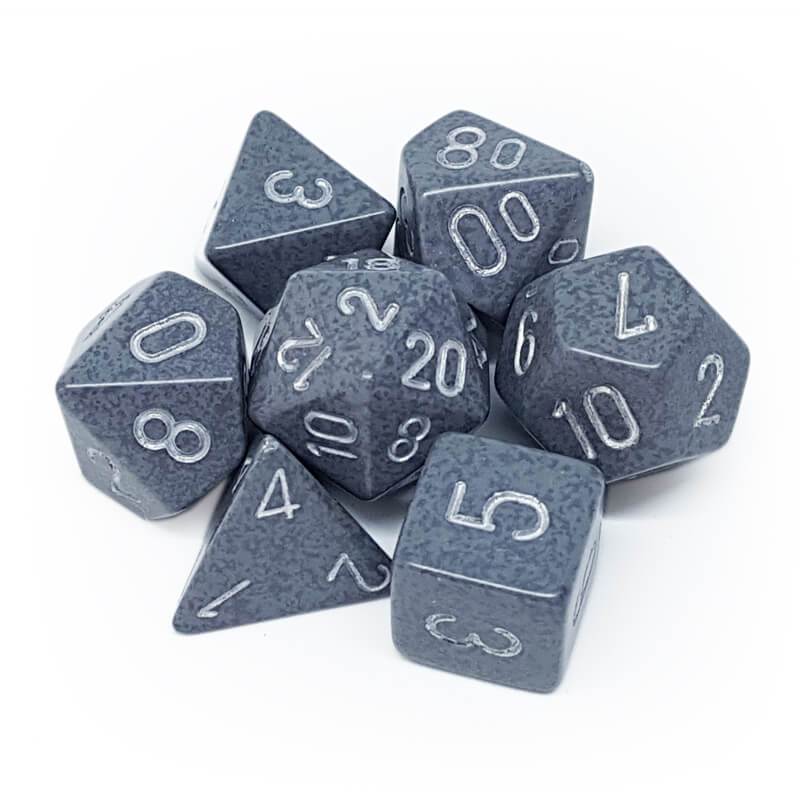 Speckled Hi Tech Polyhedral 7 Die Set