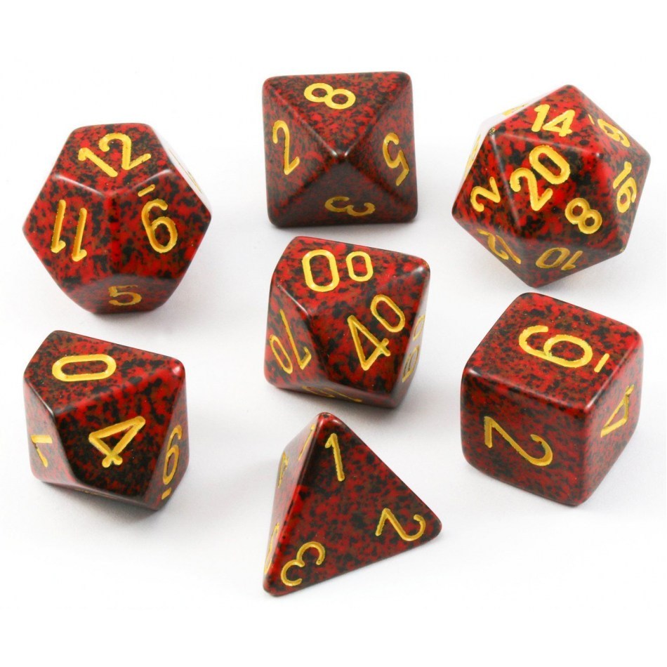 Speckled Mercury Polyhedral 7 Die Set