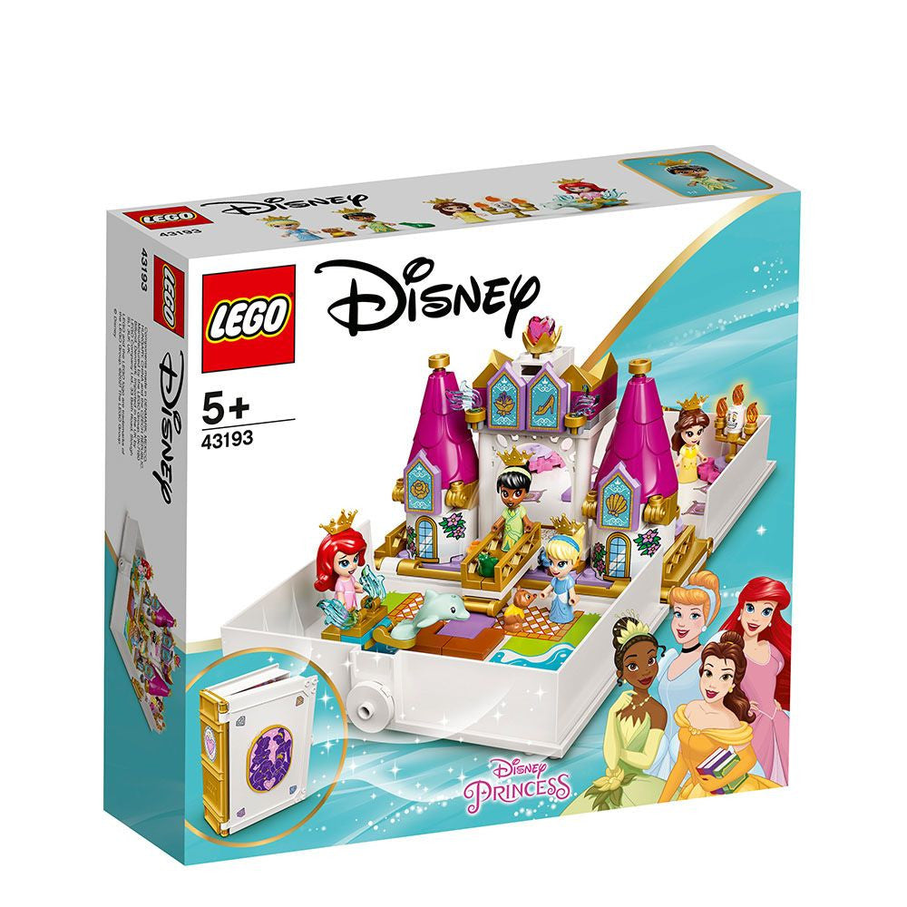 LEGO Disney Princess 43193 Ariel, Belle, Cinderella and Tiana's Storybook Adventures