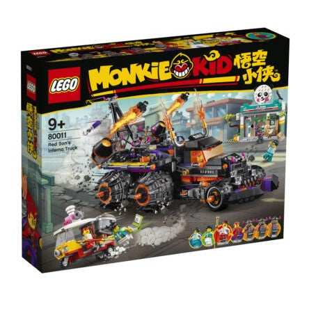Lego Monkie Kid 80011 Red Son’s Inferno Truck