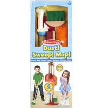 Load image into Gallery viewer, Melissa &amp; Doug Dust! Sweep! Mop! Cleaning Set
