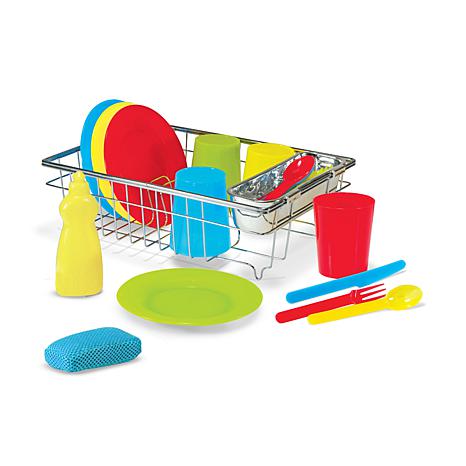Melissa & Doug Wash and Dry Dish Set