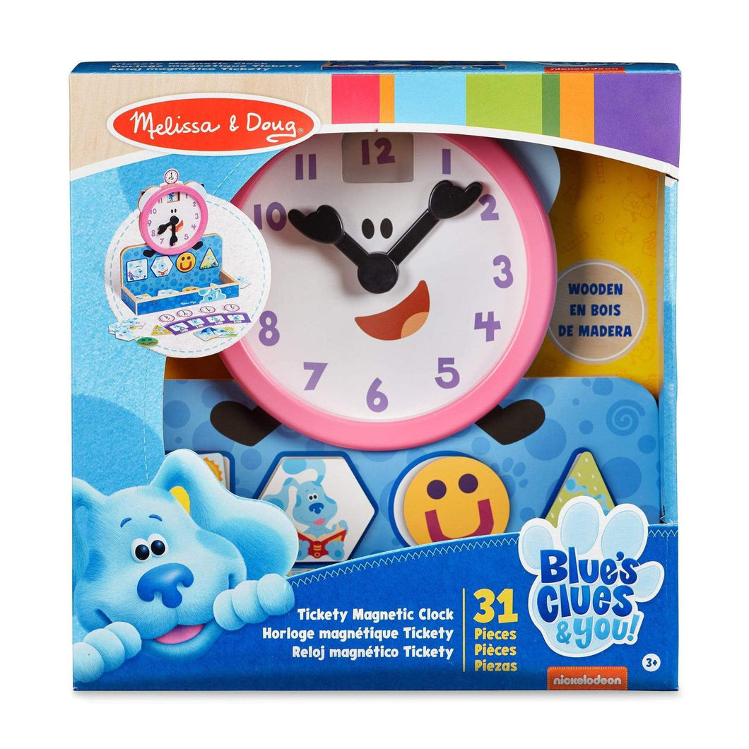 Melissa & Doug Blues Clues & You Tickety Magnetic Clock