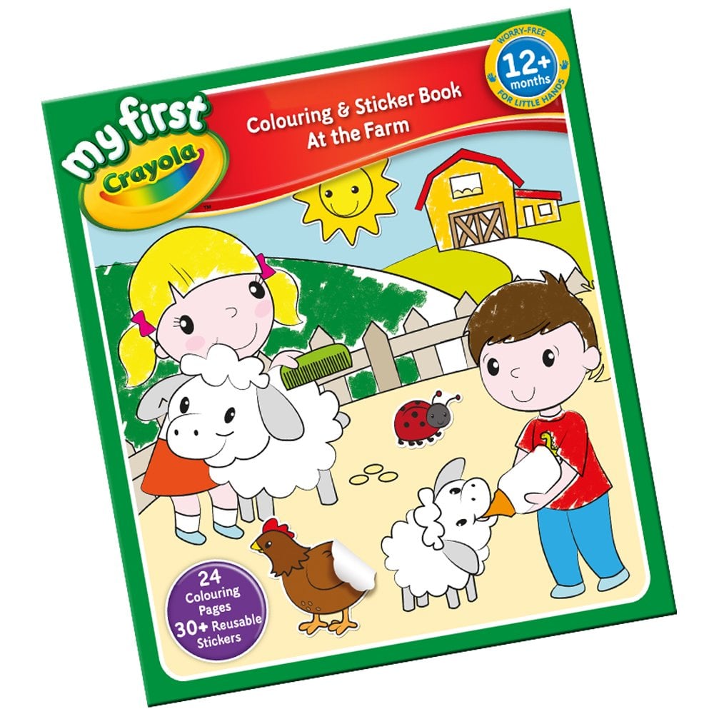 Crayola Colouring & Sticker Book At the Farm