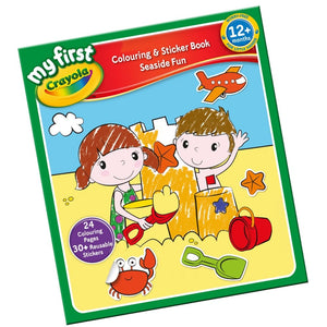 Crayola Colouring & Sticker Book Seaside Fun