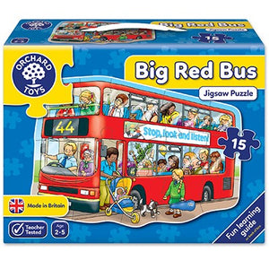 Orchard Puzzle Big Red Bus 15pc