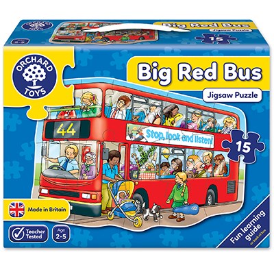 Orchard Puzzle Big Red Bus 15pc