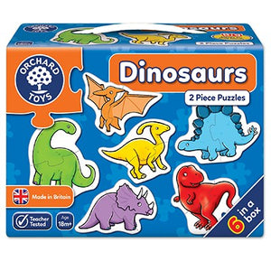 Orchard 2pc Puzzles Dinosaurs