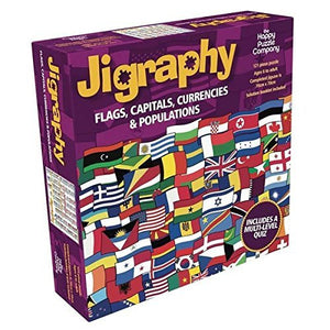 Jigraphy Flags, Capitals, Currencies & Populations